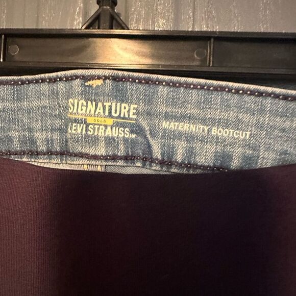 NWT Levi Strauss Signature Baby Bump Bootcut Jeans - Picture 7 of 8